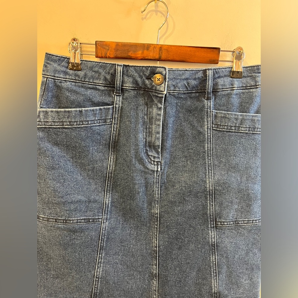 Boden Womens Denim Skirt Size 8 - Picture 2 of 8